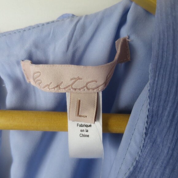 Anthropologie Hutch Long-Sleeve Frilled Romper Size L - Picture 10 of 12